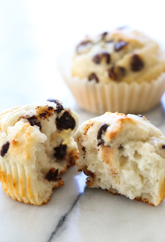 Yogurt Chocolate Chip Muffins